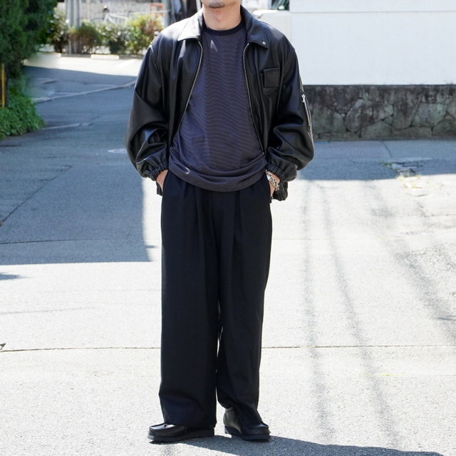 [25AW]ssstein(V^C) / SHEEP LEATHER FLIGHT JACKET -BLACK- #ST1219(7)