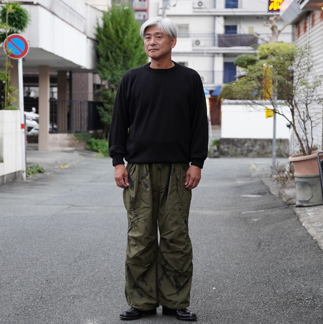 Gurank(ON)/ Poplin camouflage cargo pants -KHA/BK- #2552(7)