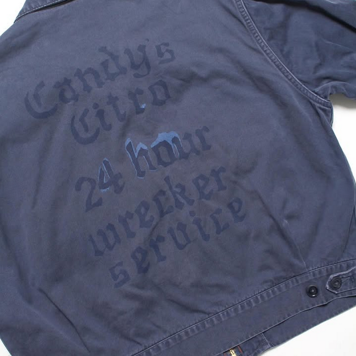 BOWWOW(oEE) / NAVAJO LINED WRECKER SERVICE JACKET AGED -AGED NAVY- #BW252-NWSJ(7)