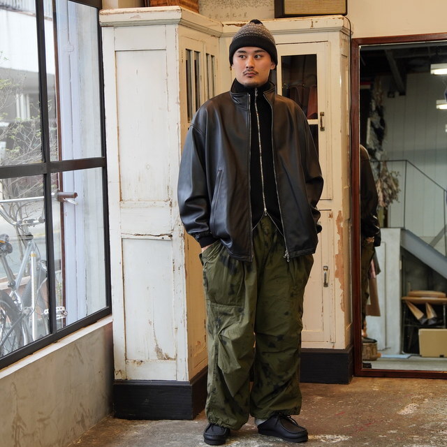 y25AWzGraphpaper (Oty[p[)/ High Density Drivers Knit -GRAY,BLACK- #GU253-80261B(7)