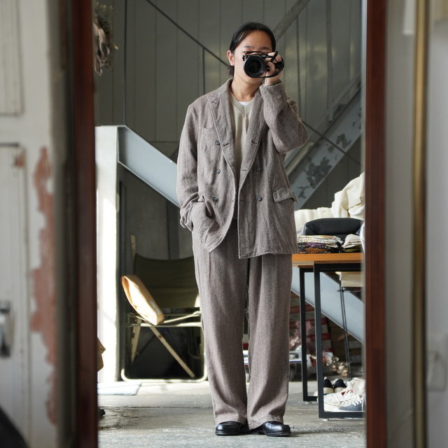 y25AWzMAATEE&SONS(}[eB[AhTY)/ _u GATHERED JK CASHSILK w{[ -BRWN-  #MT5303-0005C(7)