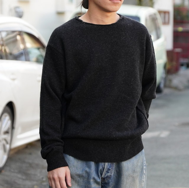 �y25AW�zMAATEE&SONS(�}�[�e�B�[�A���h�T���Y)/ ����݋N��SWEATER -CHACOAL,MIX KHAKI- #MT5303-0123(7)