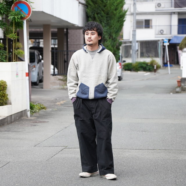 �y26SS�z A.PRESSE(�A �v���b�Z)/ Vintage Attached Hood Sweat Parka -OATMEAL- #26SAP-05-15(7)