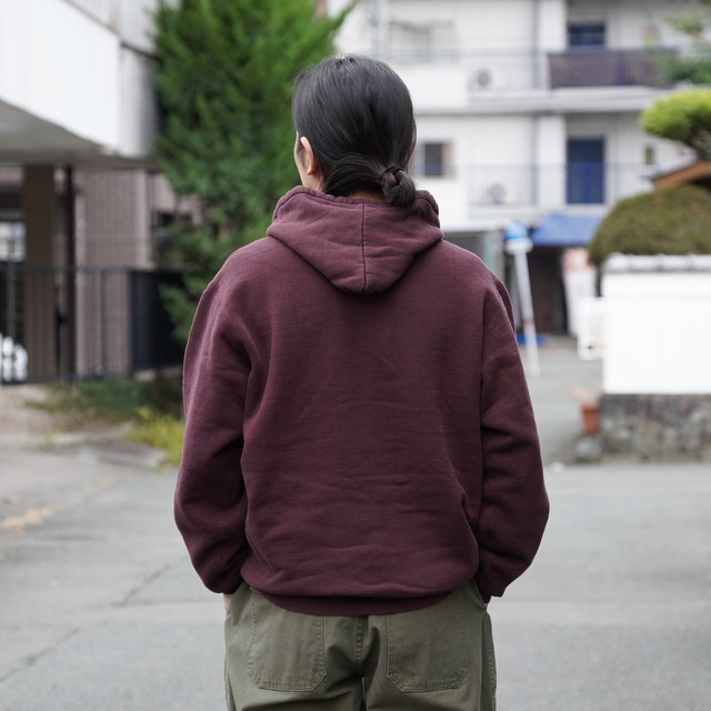 �y26SS�z A.PRESSE(�A �v���b�Z)/ Vintage Attached Hood Sweat Parka -BURGUNDY,BLUE- #26SAP-05-16(7)
