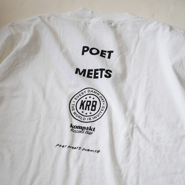POET MEETS DUBWISE / Kompakt Record Bar�~PMD T-SHIRT(acoustics�ʒ�) -BLACK&WHITE- KRBTS0675A(7)