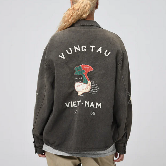 �y26SS�zBOWWOW(�o�E���E) / VIETNAM JACKET AGED -BLACK- #BW261-VJ(7)