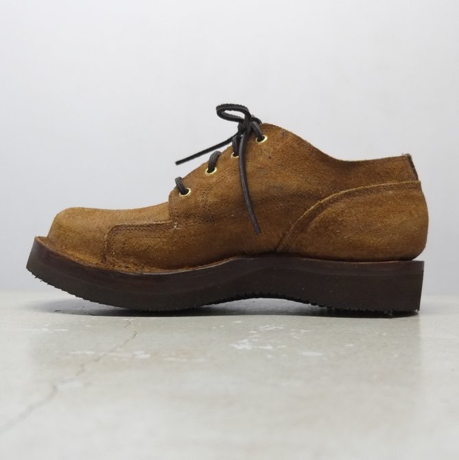 GRIZZLY BOOTS(グリズリー ブーツ) Lineman Oxford -Brown Rough Out