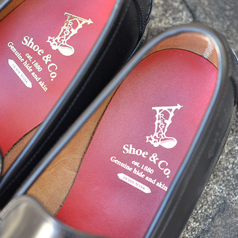 REGAL Shoe&Co.([K V[AhJpj[)  Genuine Moccasin Tassel Slip-on -BLACK- yZz(8)