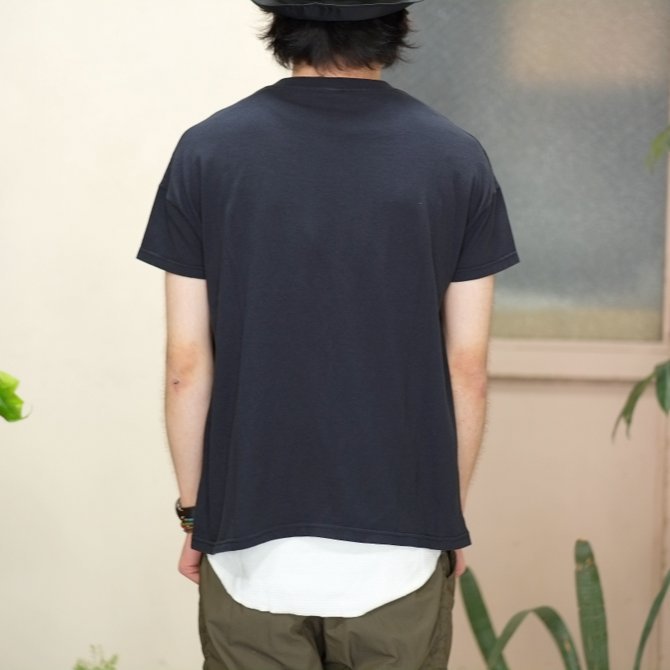 Cal Cru(JN[) C/N S/S RELAXED FIT(MADE IN USA)  -BLACK-ySz(8)