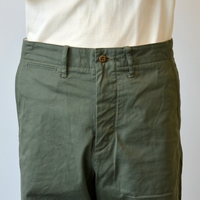 A VONTADE(A {^[W) Classic Chino Trousers -Wide Fit-OLIVE- #VTD-0340-PT(8)