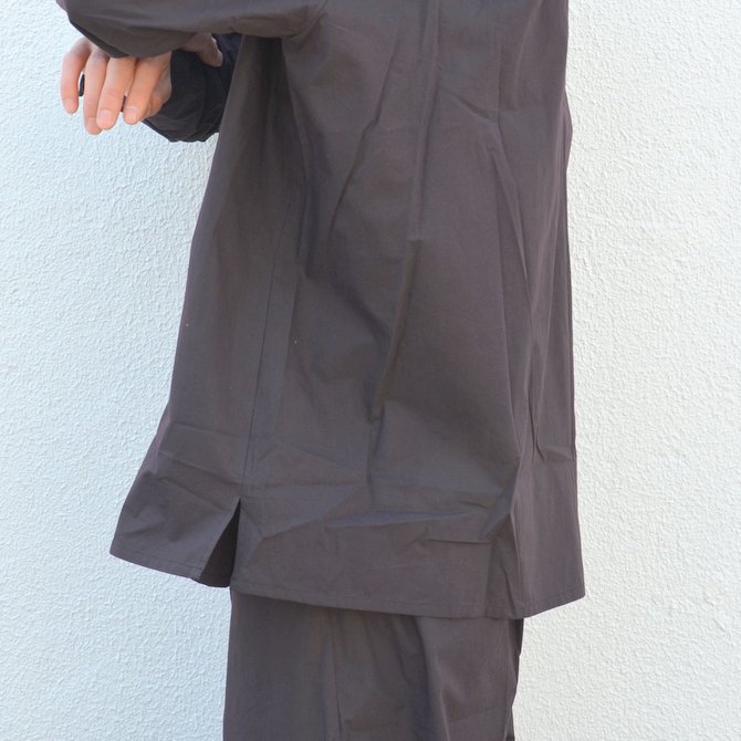 toogood(gD[Obh) / THE DRAUGHTSMAN LONG COTTON PERCALE SHIRT -SOOT-(8)
