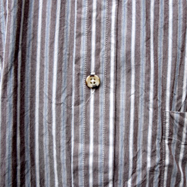 Marvine Pontiak Shirt Makers(}[B|eBAbNVc[J[Y)/ ITALIAN COLLAR SH -BROWN ST- #MPSM-2004S-BR(8)