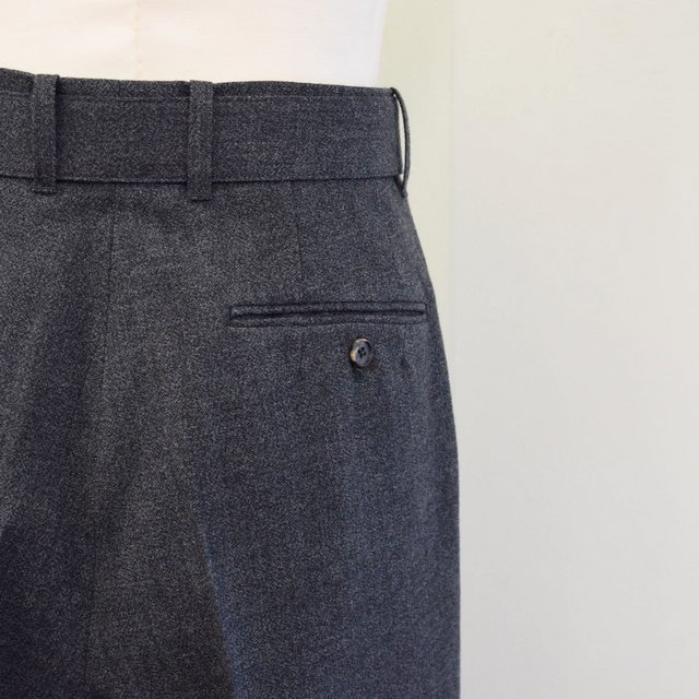 stein(V^C)/ BELTED WIDE STRAIGHT TROUSERS -CHARCOAL- #ST283(8)