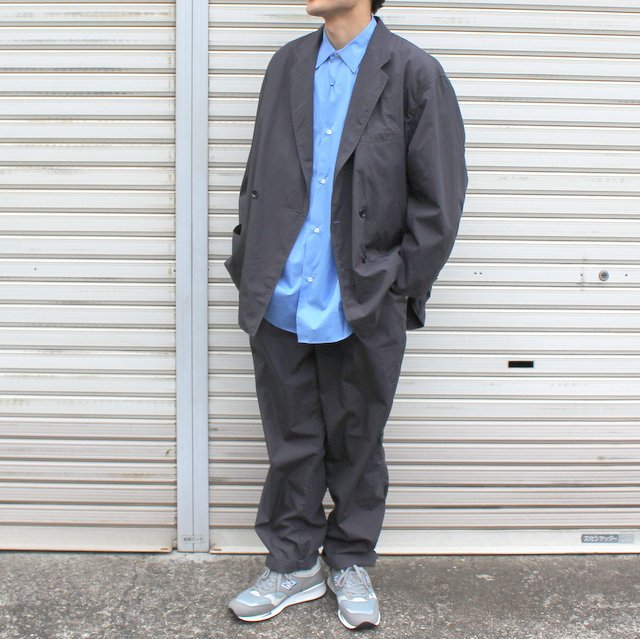 Graphpaper (グラフペーパー)/ Garment Dyed Poplin Tapered Slacks