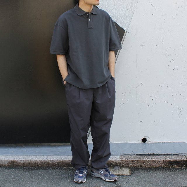 Graphpaper (グラフペーパー)/ COTTON PIQUE JERSEY S/S POLO #GM221-70230(8)