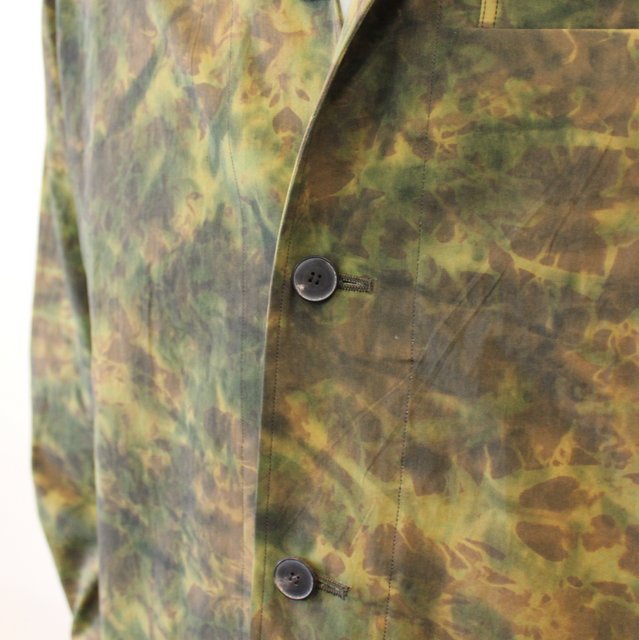 山内 (やまうち)/ 塩縮加工超強撚コットン・ハコムラシャツジャケット -camouflage- #22135-B(8)
