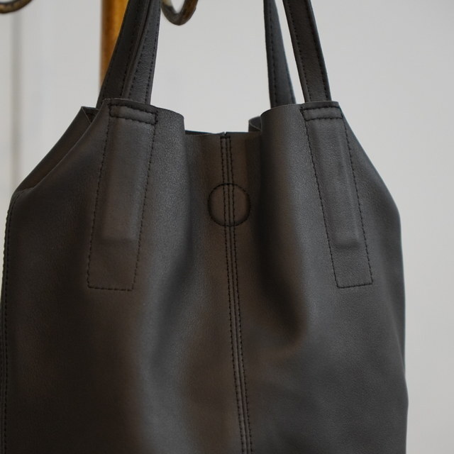 y24AWzMorphee(tF) / 2WAY SMALL TOTE(LONG) -BLACK,CHARCOAL- #SL-103(8)