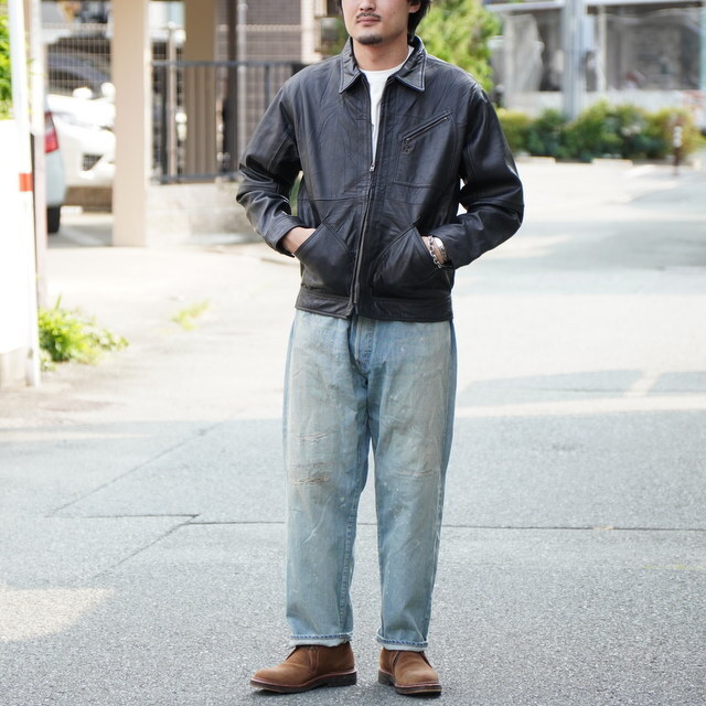 y25AWz A.PRESSE(A vbZ)/ No.37 Washed Wide Denim Pants -BLEACH- #25AAP-04-40(8)