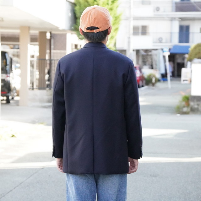 ULTERIOR(AeA) / SUPER FINE LIGHT MELTON DB JKT  -DEEP NAVY- #UJK25-KC205-A(8)