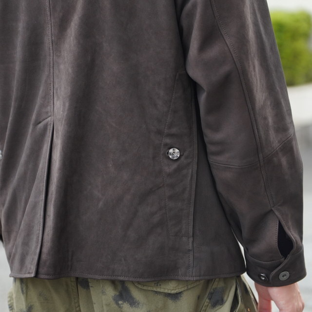 y25AWzCCU(V[V[[)/ HUNTING JACKET -BLACK,BROWN- #SH-63-C-NUBCK-4(8)