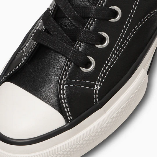 y25AWzCONVERSE ADDICT(Ro[X AfBNg) / CHUCK TAYLOR LEATHER HI -BLACK- #33900010(8)