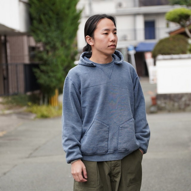 �y26SS�z A.PRESSE(�A �v���b�Z)/ Vintage Attached Hood Sweat Parka -BURGUNDY,BLUE- #26SAP-05-16(8)