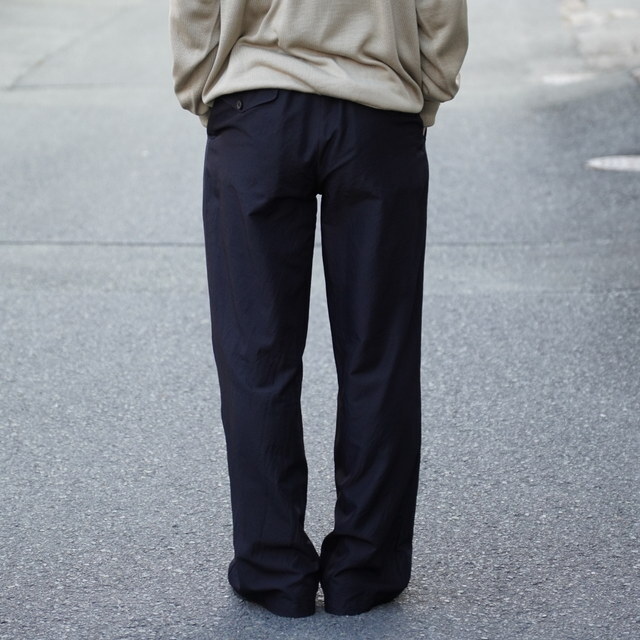ULTERIOR(�A���e���A) / WASHED WOOL SILK TWILL JKT,WASHED WOOL SILK TWILL DRAWSTRING PANTS�ySET UP�z-BLACK- #UJK29-LA231-A(8)