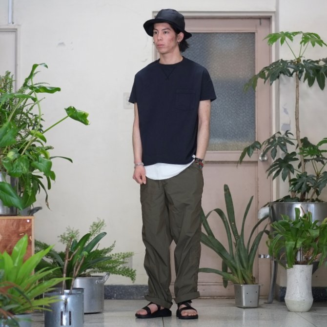 Cal Cru(JN[) C/N S/S RELAXED FIT(MADE IN USA)  -BLACK-ySz(9)