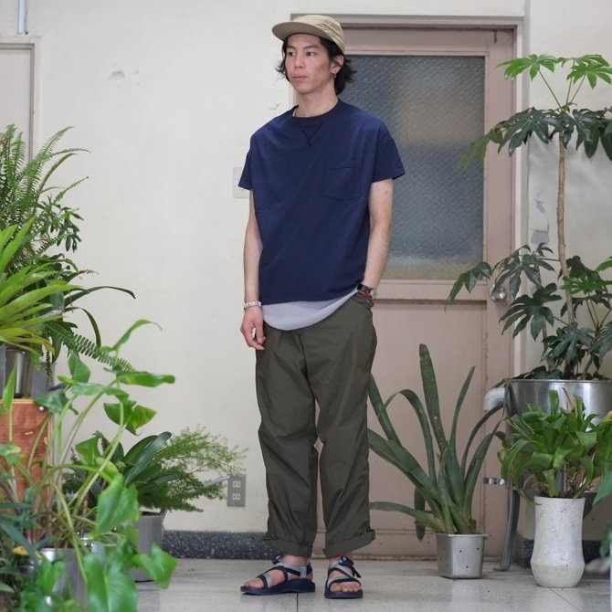 Cal Cru(JN[) C/N S/S RELAXED FIT(MADE IN USA)  -NAVY-(9)