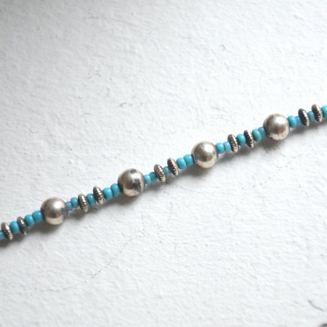 MOHAWK(z[N) Silver Vintage Beads Necklace(9)
