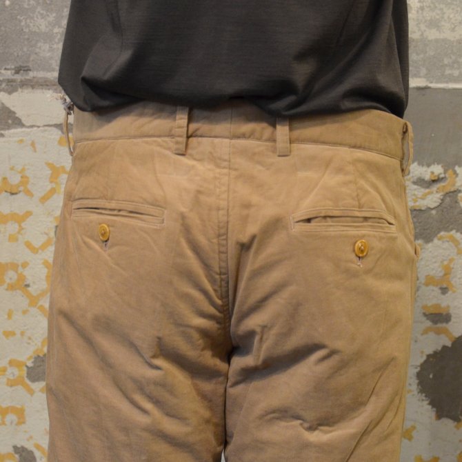y40% OFF SALEz ts(s) (eB[GXGX) Thin Wale Stretch Corduroy Cloth Padded L-pocket Pants -(59)Khaki #ST37IP03(9)