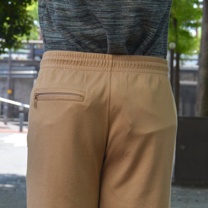 【40% OFF SALE】 ts(s) (ティーエスエス) Smooth Cotton Terry Jersey Asymmetry Line Track Pants -(32)Light Beige #ET38XC10(9)