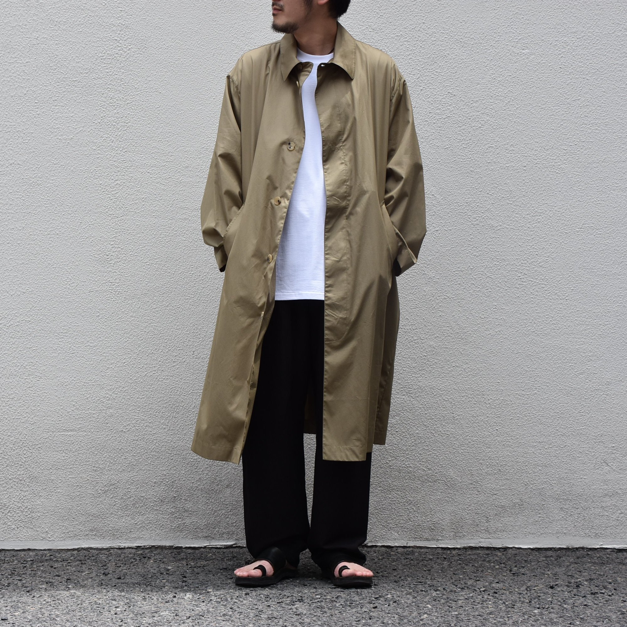 【40% off sale】Cristaseya(クリスタセヤ)/ OVERSIZED LIGHT COTTON SUMMER TRENCH