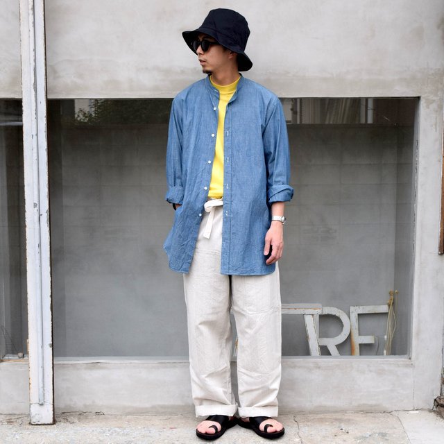 SUS-SOUS (シュス)/ TROUSERS MK-1 -NATURAL- #05-SS01012／acoustics