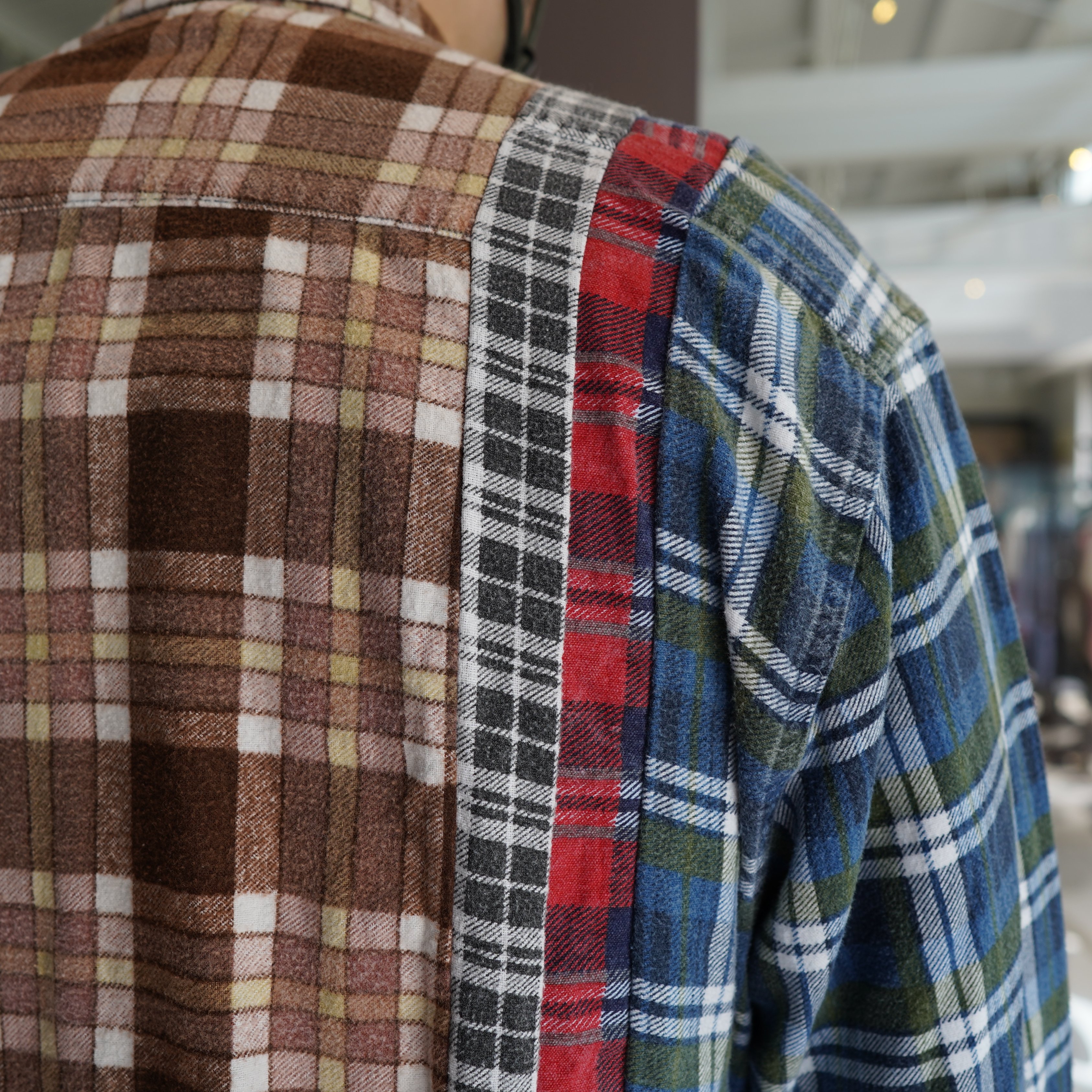 【40% off sale】 Rebuild by Needles(リビルドバイニードルス)/ flannel check shirts -ASSORT(A)- #JO286(9)