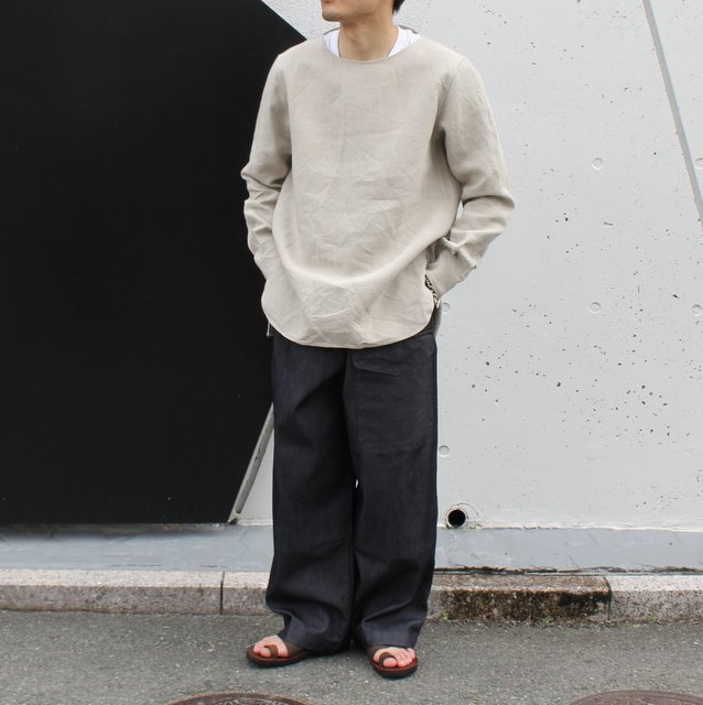 SUS-SOUS (シュス)/ SLEEPING SHIRTS -NATURAL- #07-SS01404 ...