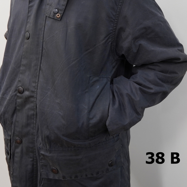 yoused(ユーズド) / BARBOUR REMAKE JACKET (SIZE38) -SAGE,BLACK- #23AW13(9)