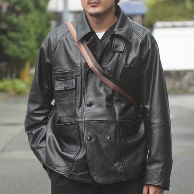 y25AWzCCU(V[V[[)/ COVERALL -BLACK- #SH-61-C-COW-4(9)