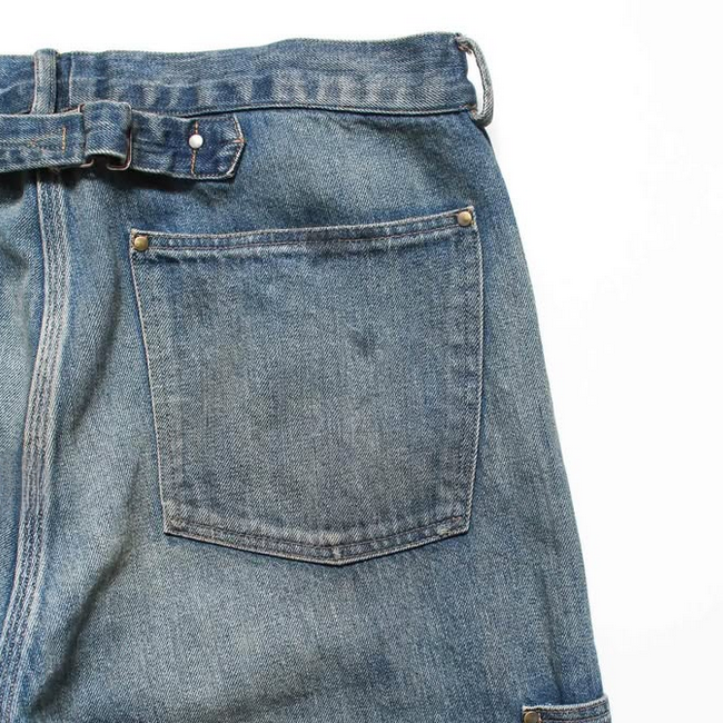 BOWWOW(oEE)/MINER'S REPAIRED DENIM WORK PANTS -AGED INDIGO- #BW252-MRDWP(9)