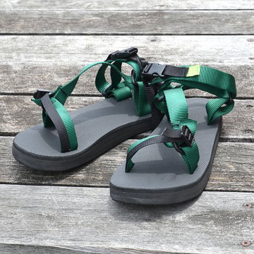 【30% OFF SALE】D.ROUNDY(ディラウンディ) RIVER SANDAL -GREEN-
