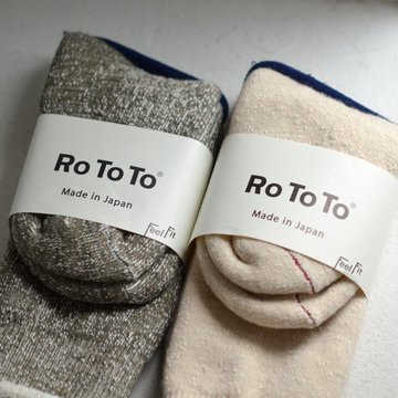 RoToTo(ロトト) DOUBLE FACE SOCKS -2色展開- #R1001
