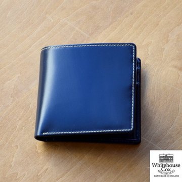 Whitehouse Cox (ホワイトハウスコックス)  COIN WALLET BRIDLE S7532 -NAVY-