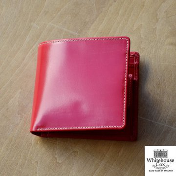 Whitehouse Cox (ホワイトハウスコックス)  COIN WALLET BRIDLE S7532 -RED-