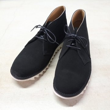 【30% OFF SALE】【2017 SS】Suffolk SHOES (サフォークシューズ) Desert Boots Suede -BLACK- #SS-71101