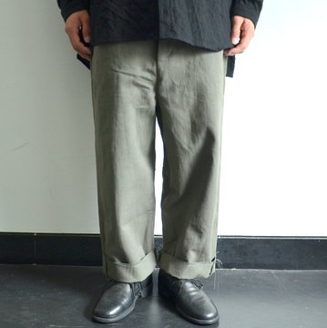 toogood(トゥーグッド) / THE SCULPTOR TROUSER DYED CALICO HW -FOG- #62034990
