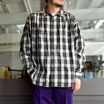 【40% off sale】 AiE(エーアイイー)/PAINTER SHIRT-SHADOW PLAID- #IN530