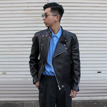 SCYE(サイ)/ Lamb Skin Leather Biker Jacket -BLACK- #1121-63006