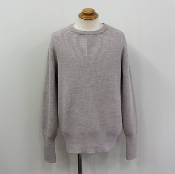 SUS-SOUS (シュス)/ BOATNECK KNIT -SAND- #06-SS02315