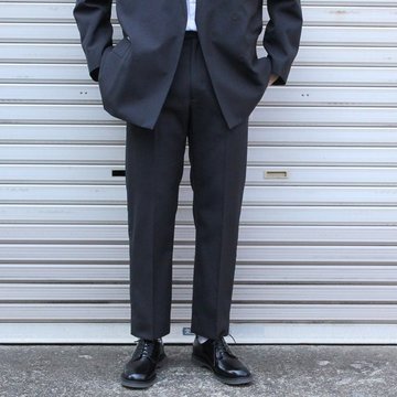 YOKE(ヨーク)/ COVERED STRAIGHT FIT TROUSERS -DUSTY NAVY- #YK22SS0136P