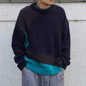 YOKE(ヨーク)/Intarsia Cotton Sweater #YK23SS0491S